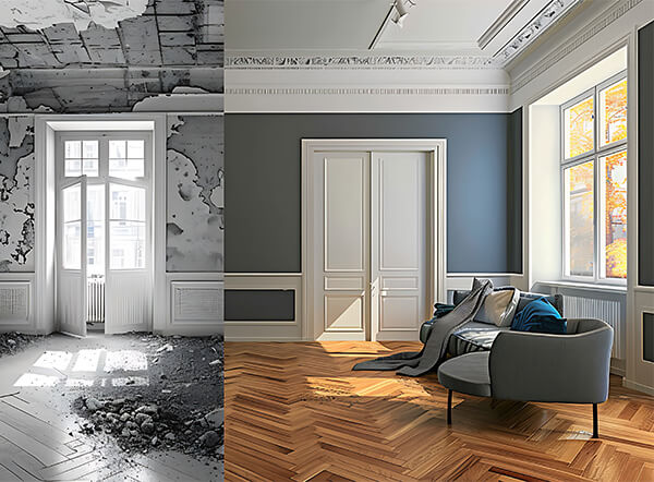 Appartement renovatie. Rotterdam